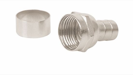 Imagen de CONECTOR COAXIAL RG 6 TIPO CAMPANA VOLTECH COCO-6C