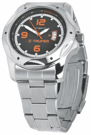 Imagen de D 1 RELOJ PROMOCIONAL P/CABALLERO ACERO INOXIDABLE TRUPER REL-PC-3