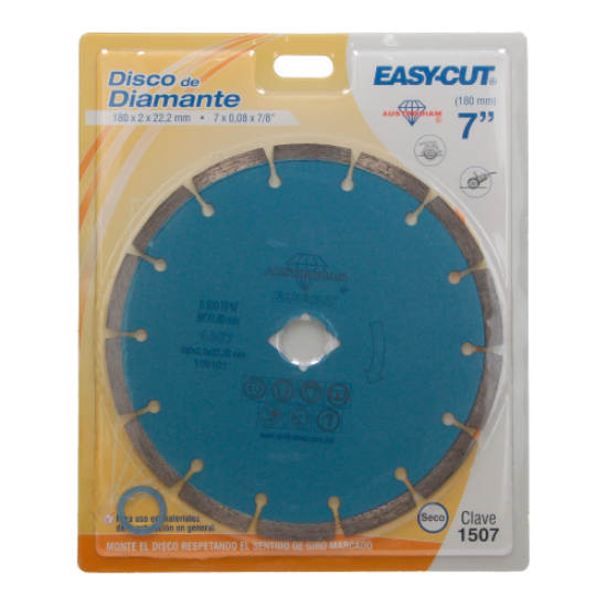 Imagen de DISCO 7 PULG CORTE DE DIAMANTE EASY CUT AUSTROMEX 1507