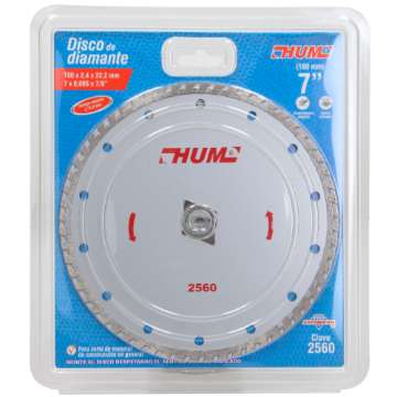 Imagen de DISCO  DE DIAMANTE  HUM 7 PULG AUSTROMEX  2560