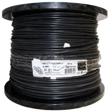 Imagen de D 1 CABLE 8 DE 500 M NEGRO IUSA 301170