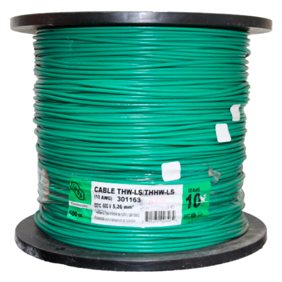 Imagen de D 1 CABLE 10 DE 500 M VERDE IUSA 301163