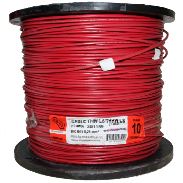 Imagen de D 1 CABLE 10 DE 500 M ROJO IUSA 301159