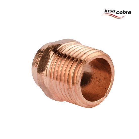 Imagen de ADAPTADOR MACHO DE 3/4 COBRE ECONOMICO IUSA 616854