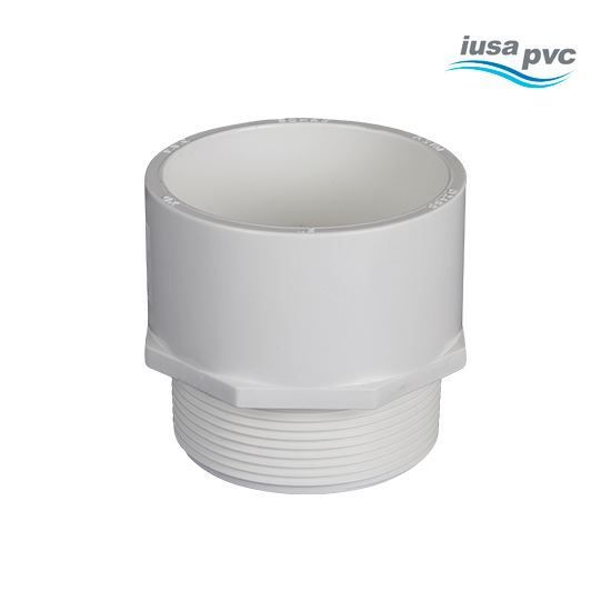 Imagen de CONECTOR ROSCA EXTERIOR 3/4 PVC HIDRAULICO IUSA 615346