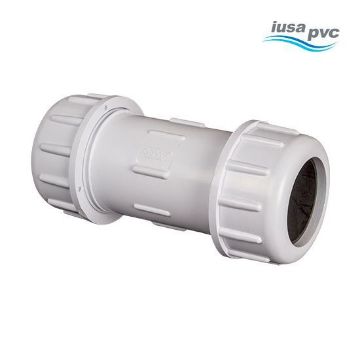 Imagen de D 30 COPLE DE COMPRESION 3/4 PVC HIDRAULICO CED-40 I