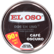 Imagen de GRASA CREMA DOS EN UNO CAFE OSCURO 90 GR EL OSO 8019A