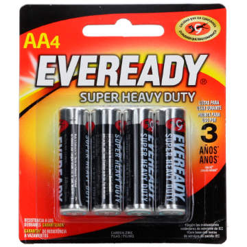 Imagen de PILA AA BLISTER CON 4 PILAS EVEREADY POWER PLUS