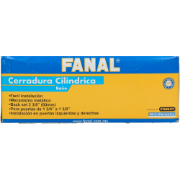 Imagen de D CERRADURA CILINDRIC BANO ACEROINOXID BOLA FANAL FN610-BASTS