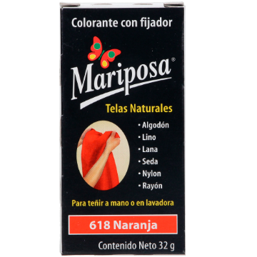 Imagen de COLORANTE NARANJA 618 C/32 GRPASTILLA MARIPOSA 10618