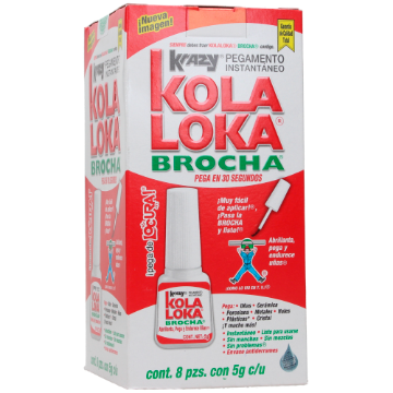 Imagen de PEGAMENTO 5 GR BROCHA KOLA LOKA KBR-5MC