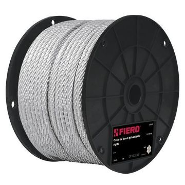 Imagen de CABLE DE ACERO RIGIDO DE 3/32 PULG 75 M FIERO CAB-3/32R