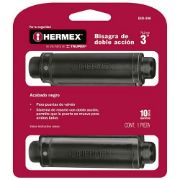 Imagen de D 3 BISAGRA DE DOBLE ACCION 3 PULG NEGRA HERMEX BID-306