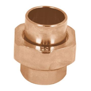 Imagen de TUERCA UNION LATON COBRIZADO COBRE-COBRE 1/2 PULG FOSET CC-971