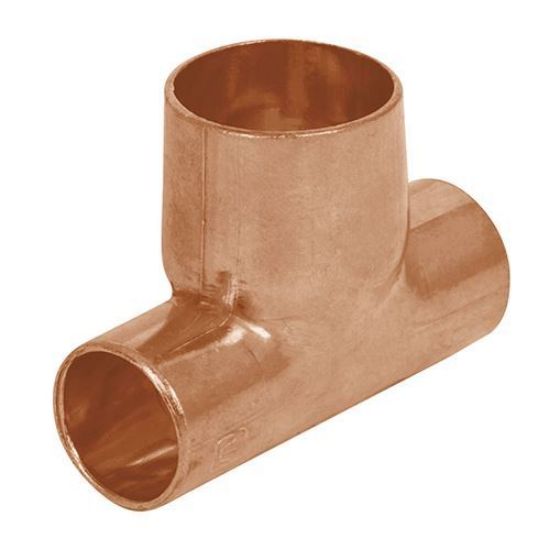 Imagen de TEE REDUCIDA COBRE 3/4 PULG X 1/2 PULG X 1/2 PULG FOSET CC-722