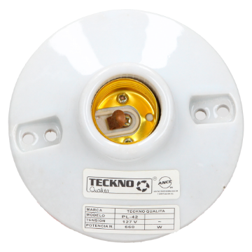 Imagen de SOCKET 4 PULG DE PORCELANA REDONDOTECKNO L42