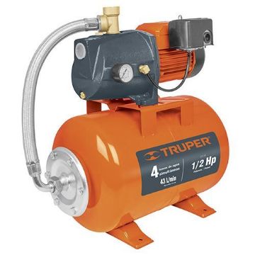 Imagen de D 1 BOMBA C/HIDRONEUMATICO 1/2HP 24 LTS TRUPER HIDR-1/2X24