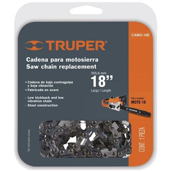 Imagen de D 1 CADENA DE REPUESTO PARA MOTOSIERRA ELECTRICA 18 PULG TRUPER CAMO-18E