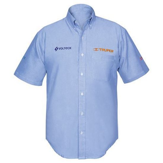 Imagen de D 1 CAMISA AZUL MANGA CORTA EXTRA-EXTRA-GRANDE TRUPER CAM-AZ-CXXL