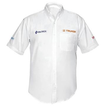 Imagen de D 1 CAMISA BLANCA MANGA CORTA EXTRA-EXTRA-GRANDE TRUPER CAM-BCO-CXXL