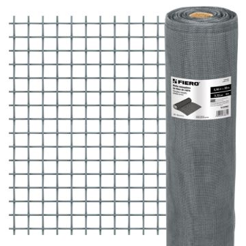 Imagen de D 1 MALLA MOSQUITERA,F/VIDRIO, GRIS,0.90X30M FIERO TEMO-09FG