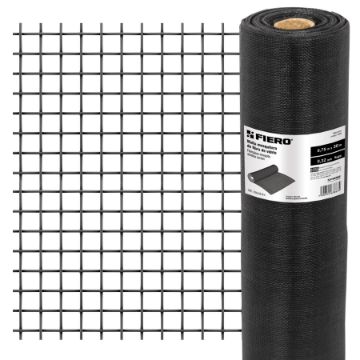 Imagen de D 1 MALLA MOSQUITERA,F/VIDRIO,NEGRA,0.75X30M FIERO TEMO-07FN