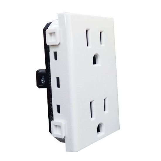 Imagen de D 1 CONTACTO DUPLEX 3 MO2P+T 15A SISTEMA DE PROTECCION INFANTIL BTICINO MX QZ5115D