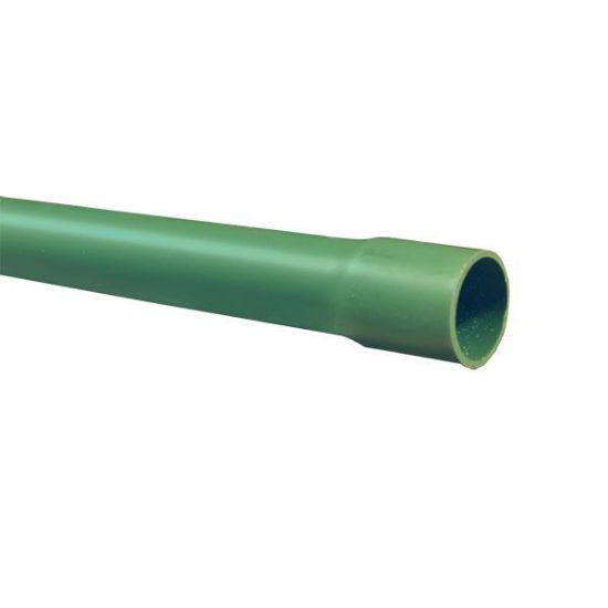 Imagen de D 1 TUBO DE PVC CONDUIT VERDE PESADO 38MM 1 1/2 TRA