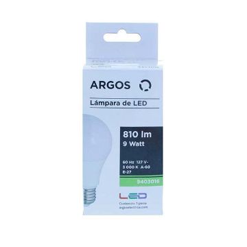 Imagen de FOCO LED 9W  810lm LUZ CALIDA ARGOS 9403011  9403016