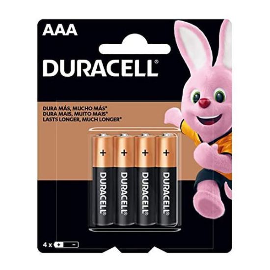 Imagen de PILA AAA BLISTER CON 4 PILAS DURACELL 2400