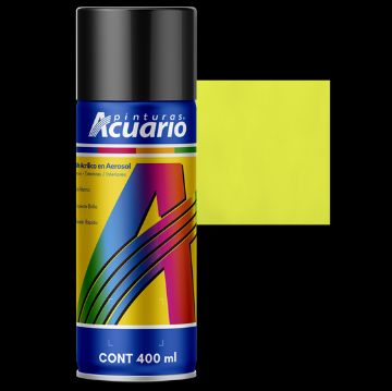 Imagen de ESMALTE AMARILLO FLUORESCENTE AEROSOL ACUARIO AA75505