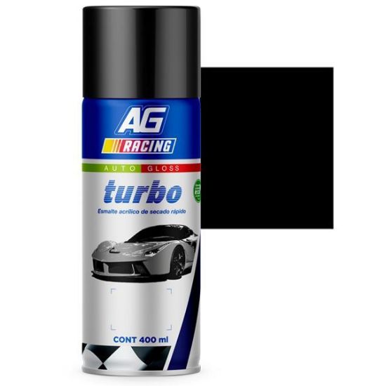 Imagen de ESMALTE NEGRO BRILLANTE AEROSOL TURBO AT79905