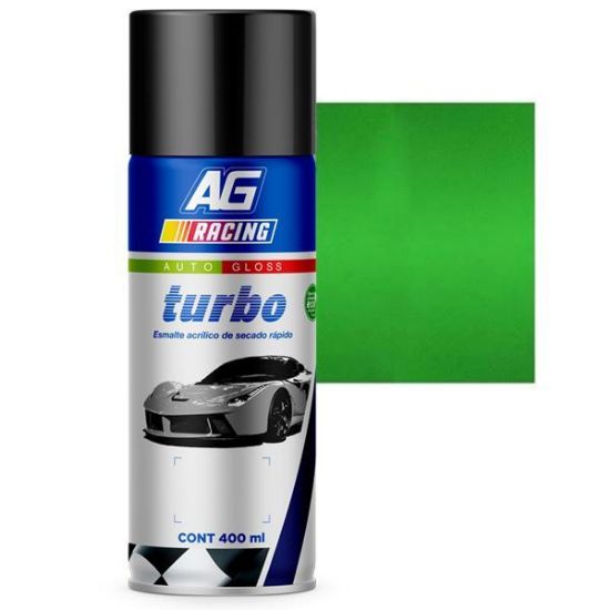 Imagen de ESMALTE VERDE FLUORESCENTE AEROSOL TURBO AT75705