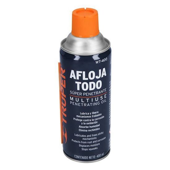 Imagen de ACEITE AFLOJATODO EN AEROSOL DE 400 ML TRUPER WT-400