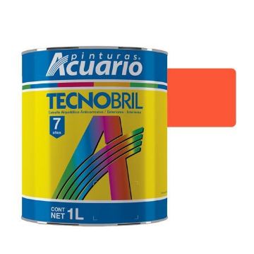 Imagen de ESMALTE 1 L  NARANJA TECNOBRIL EV21010