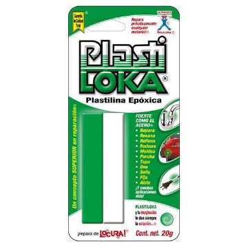 Imagen de PLASTILOKA VERDE 20 GR KOLA LOKA PL-20 20MC