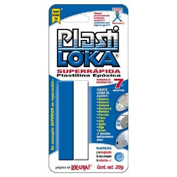 Imagen de PLASTILOKA AZUL 20 GR SUPER RAPIDA KOLA LOKA PLS-20 20MC